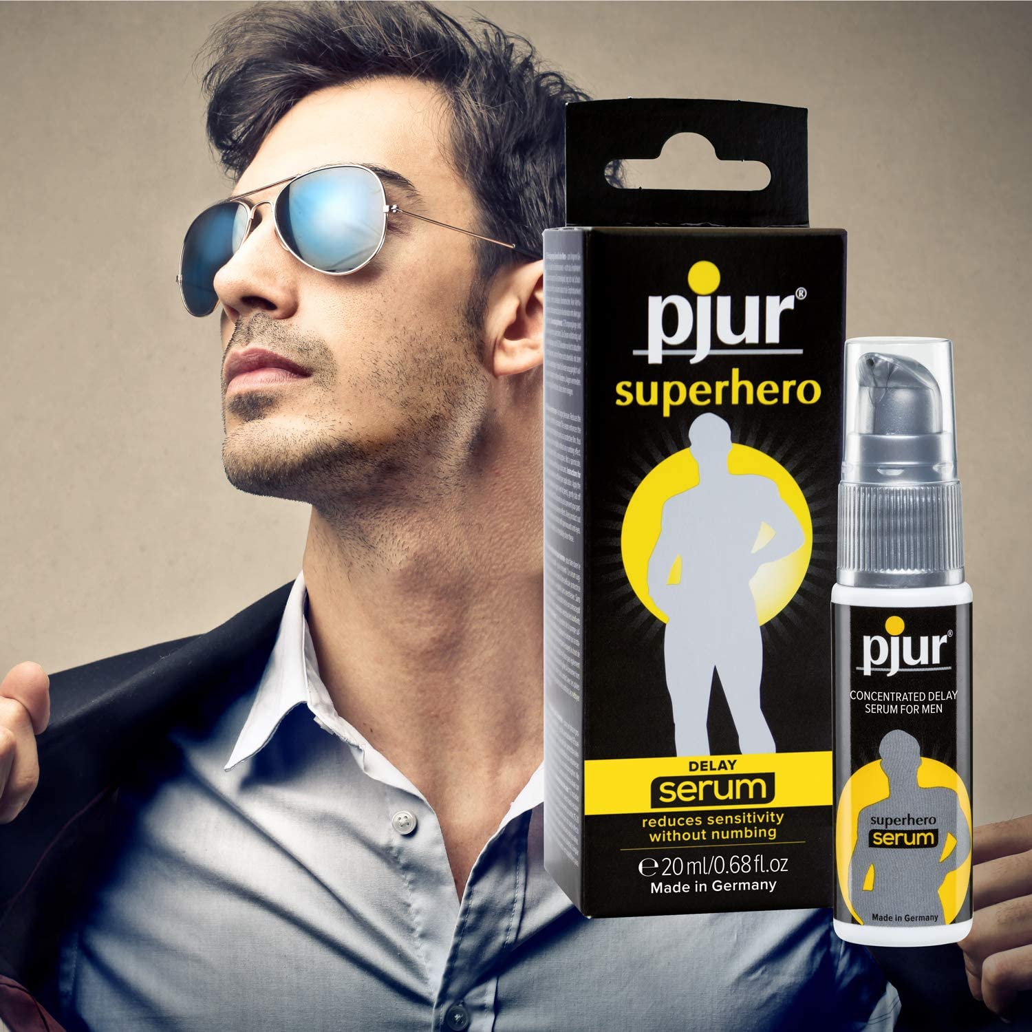 Фото PJUR, Германия Пролонгирующая сыворотка Pjur Superhero Delay Serum 20 мл