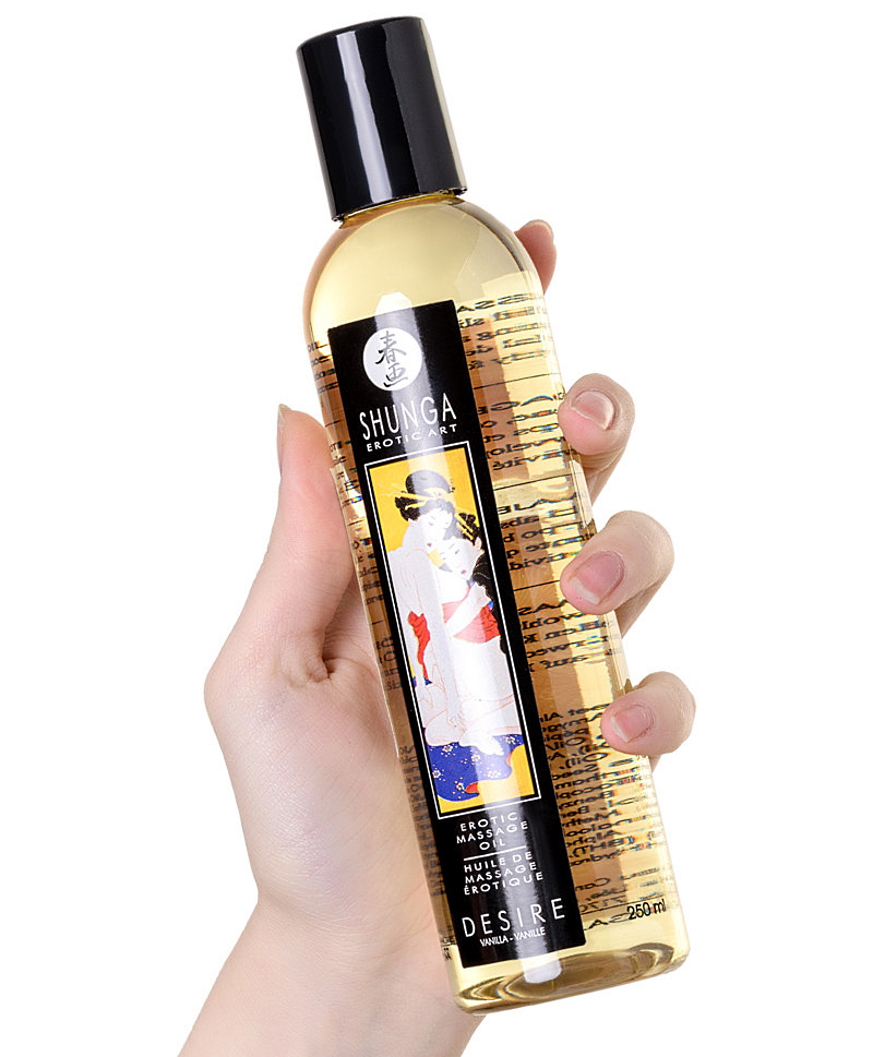 Изображение Desire, Польша Возбуждающее массажное масло Shunga Desire с ароматом ванили 250 мл