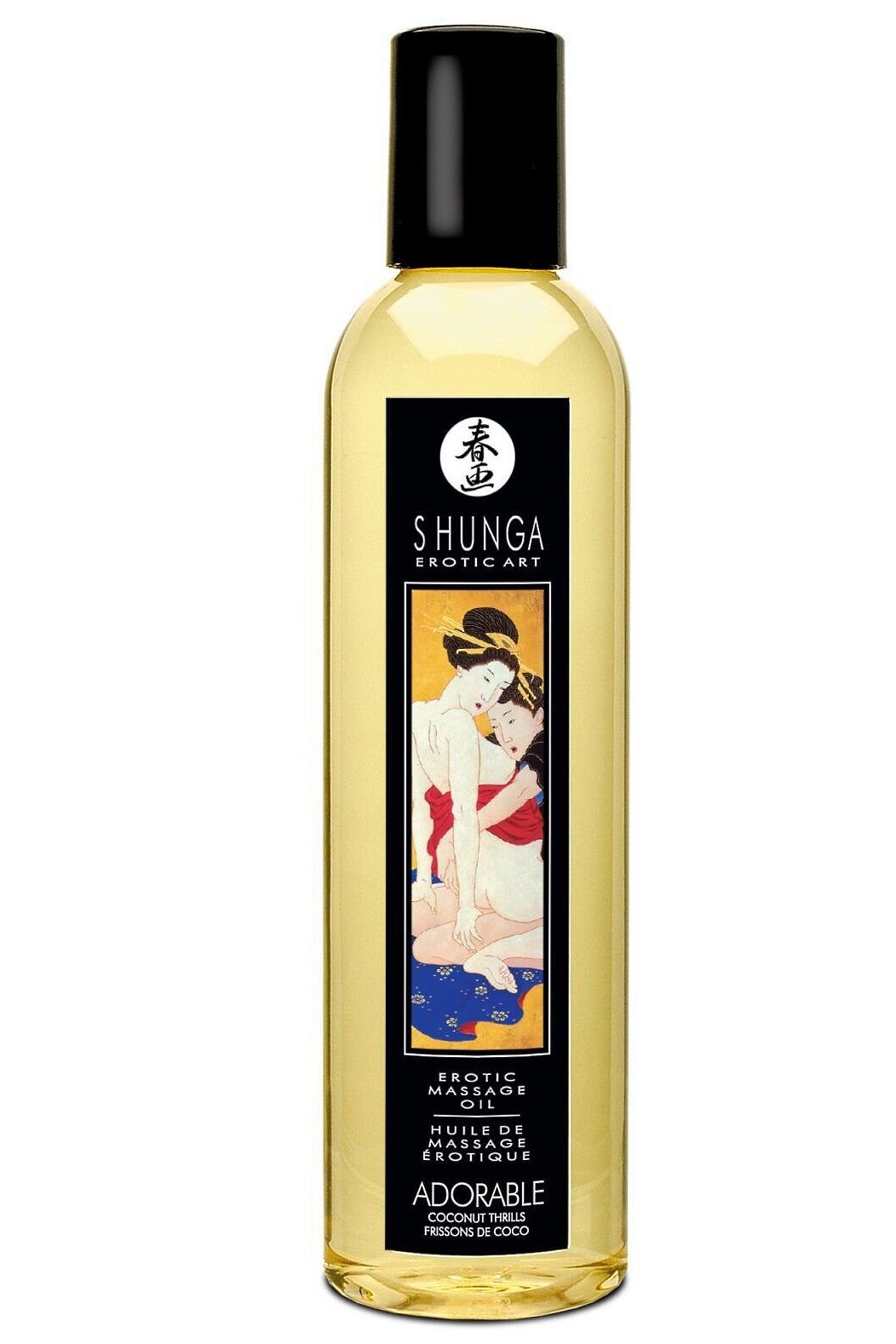 Изображение Shunga, Канада Возбуждающее массажное масло Shunga Adorable с ароматом кокоса 250 мл