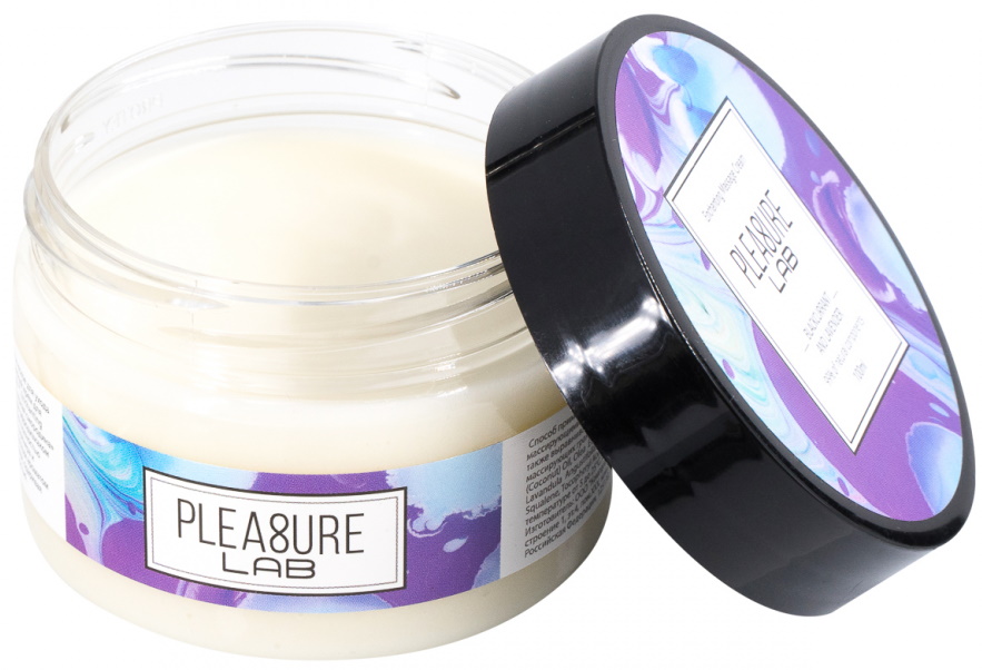 Изображение  Массажный крем с афродизиаком Pleasure Lab Enchanting черная смородина и лаванда 100 мл