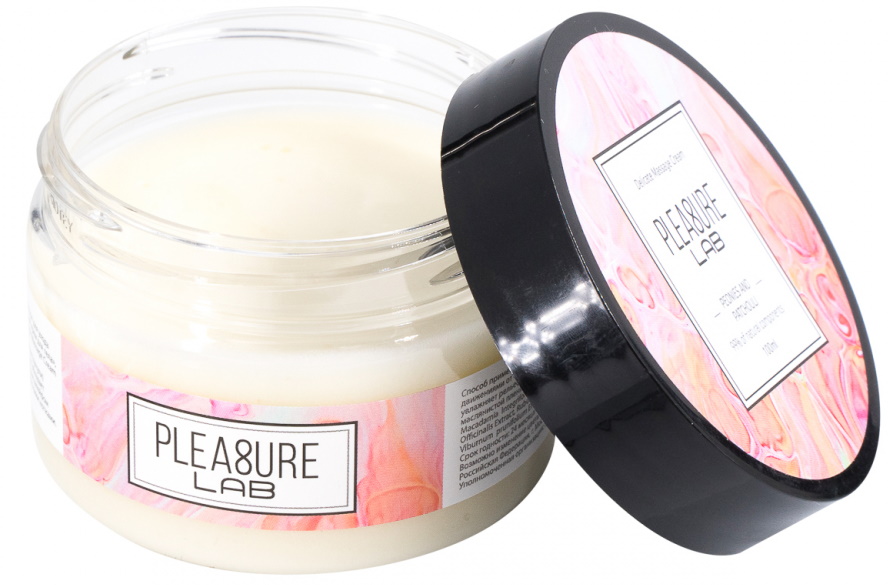 Фото  Массажный крем с афродизиаком Pleasure Lab Delicate пионы и пачули 100 мл
