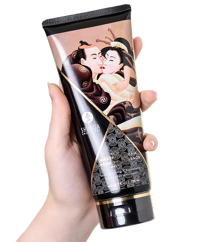 Изображение Shunga, Канада Съедобный массажный крем Shunga Intoxicating Chocolate со вкусом шоколада 200 мл