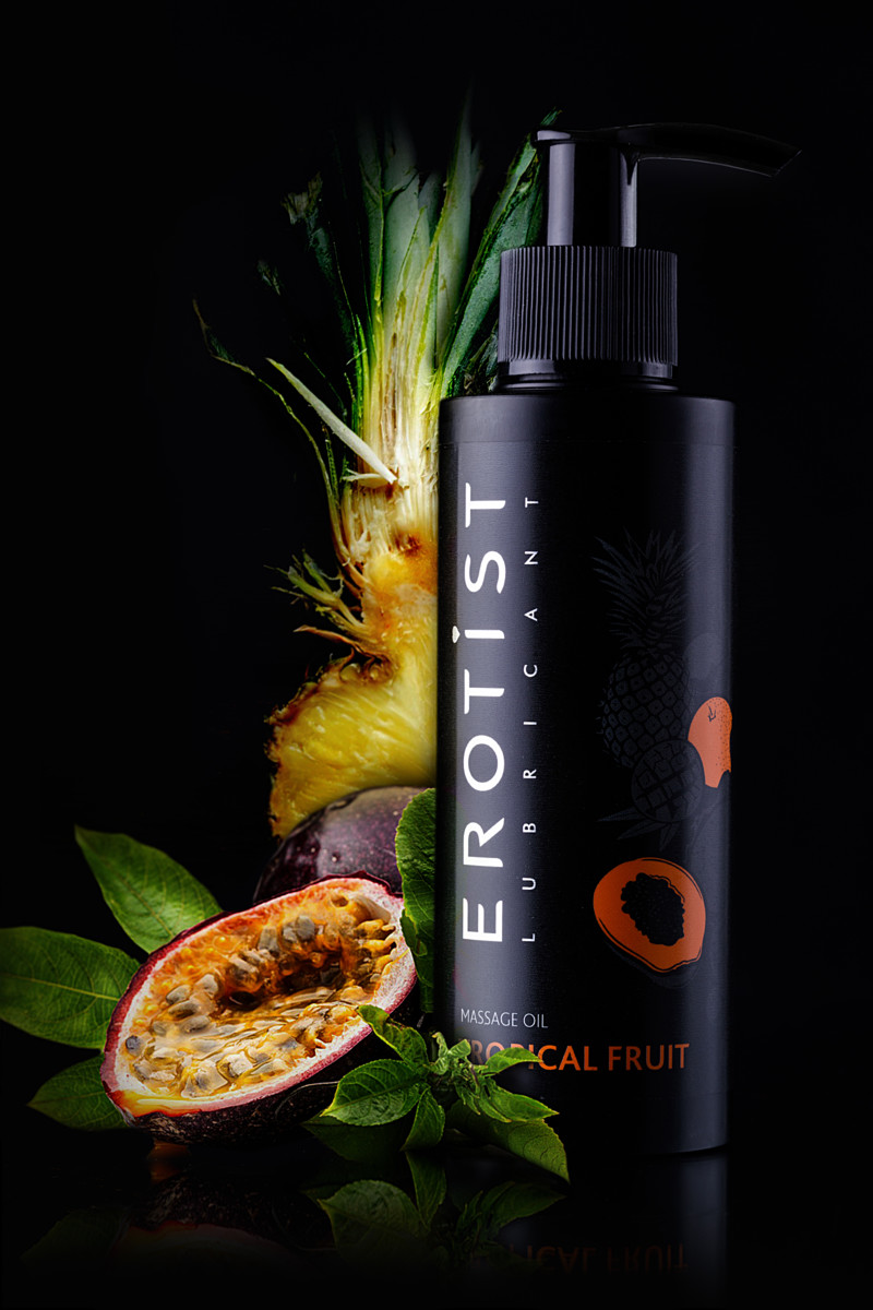Erotist Lubricant Съедобное массажное масло Erotist со вкусом тропических фруктов 150 мл — купить в Минске Фото Erotist Lubricant Съедобное массажное масло Erotist со вкусом тропических фруктов 150 мл