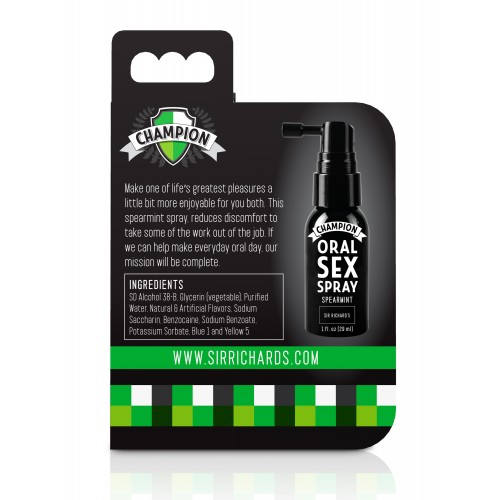 Изображение PipeDream, США Обезболивающий спрей для орального секса Deep Throat Spray Sir Richards Champion 29 мл