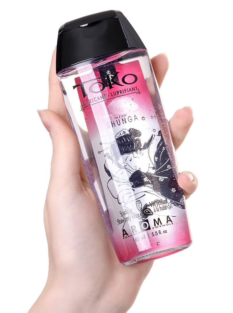 Изображение Shunga, Канада Любрикант на водной основе Shunga Toko Aroma Champagne/Strawberry клубника с шампанским 165 мл