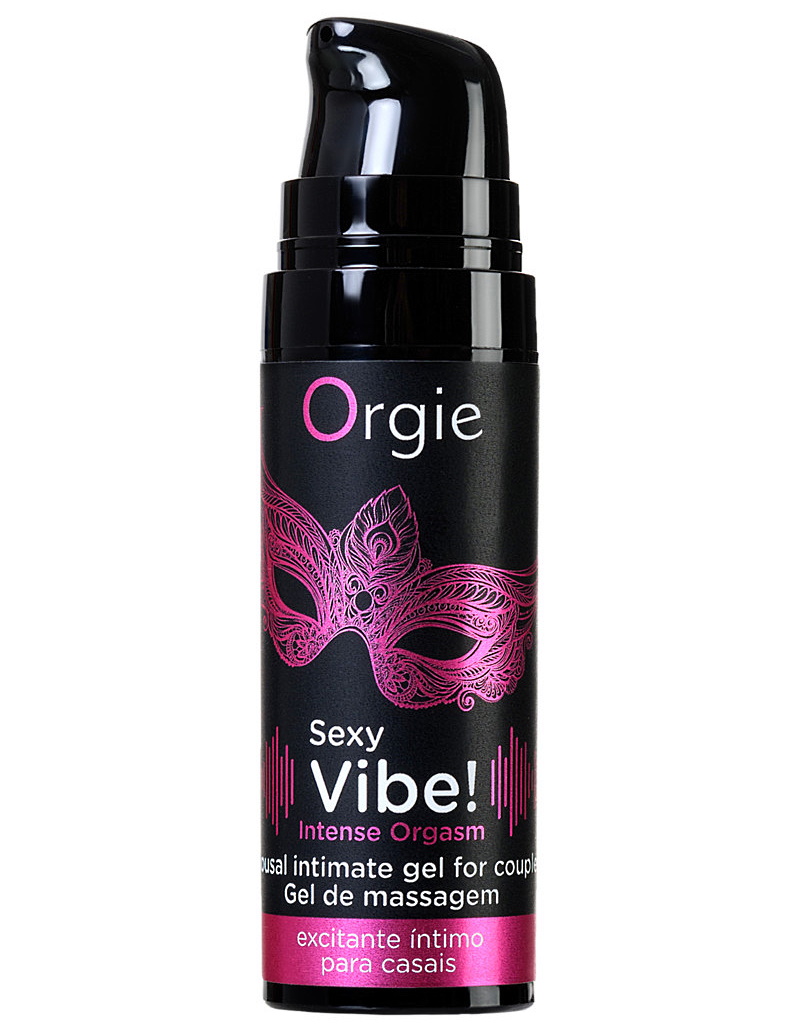 Фото Orgie, Португалия Стимулирующий гель-смазка Orgie Sexy Vibe Intense Orgasm с покалывающим, разогревающим и охлаждающим эффектом 15 мл