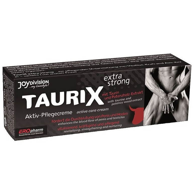 Фото JoyDivision, Германия Стимулирующий крем с экстрактом яиц быка Taurix Extra Strong 40 мл