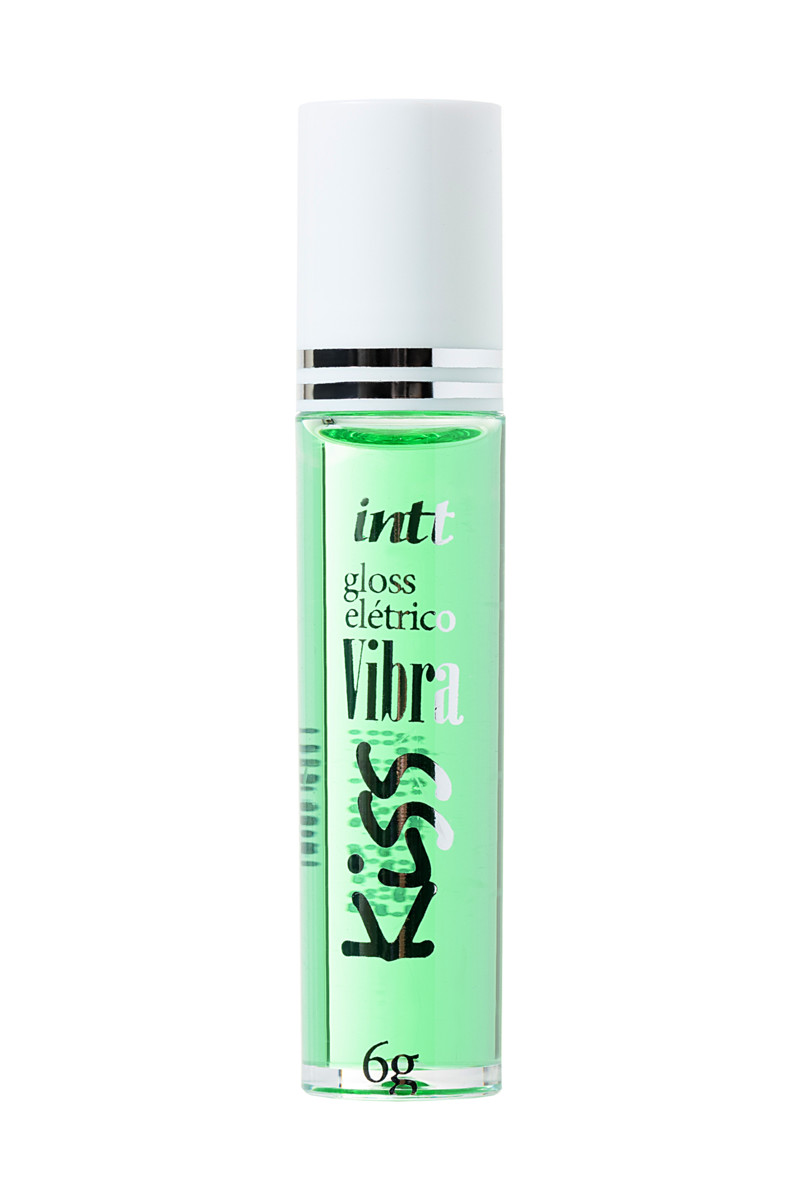 Фото INTT, Бразилия Блеск для губ Intt Gloss Vibe Mint с эффектом вибрации, мятный 6 гр