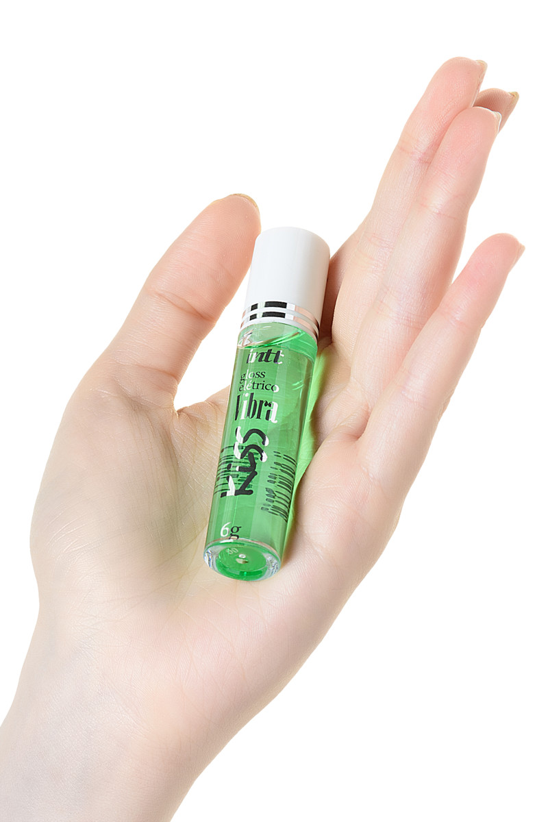 Фото INTT, Бразилия Блеск для губ Intt Gloss Vibe Mint с эффектом вибрации, мятный 6 гр
