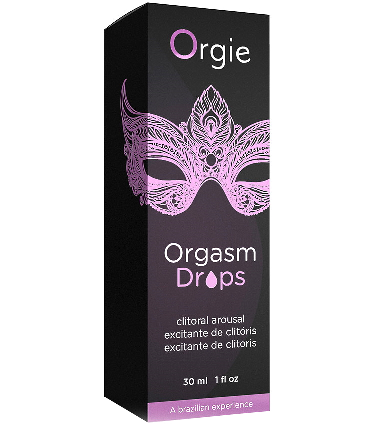 Фото Orgie, Португалия Возбуждающие капли для клитора Orgie Orgasm Drops с разогревающим эффектом 30 мл