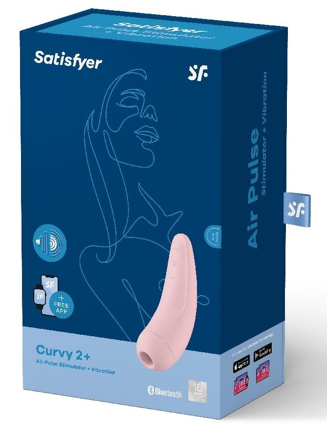 Изображение Satisfyer, Германия Вакуумно-волновой смарт-стимулятор Satisfyer Curvy 2+ Pink