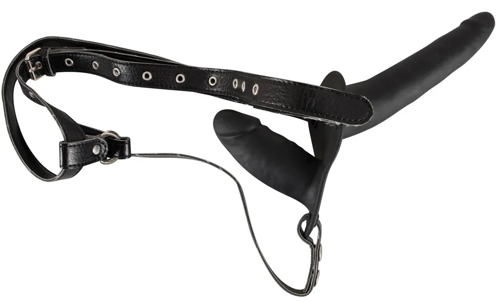 Фото Orion, Германия Двойной страпон черного цвета Double Strap On