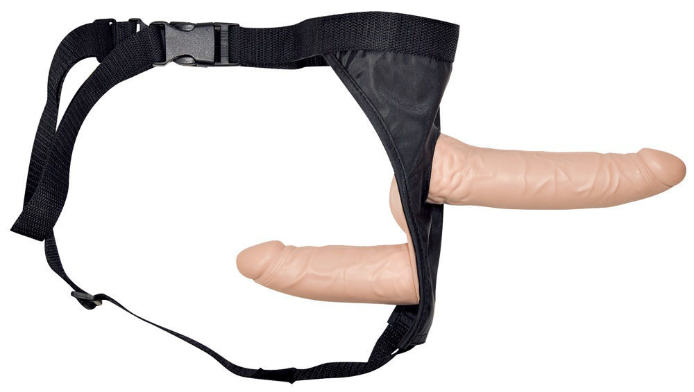 Изображение Orion, Германия Двойной страпон на трусиках Double Dongs Strap-on 19 см и 13 см