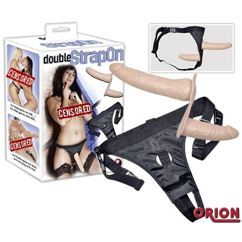 Изображение Orion, Германия Двойной страпон на трусиках Double Dongs Strap-on 19 см и 13 см