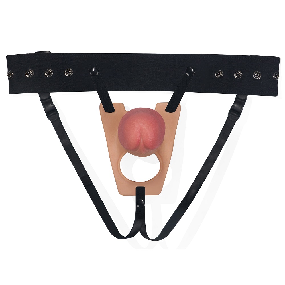 Фото Lovetoy, Китай Реалистичный фаллопротез с открытой мошонкой Rodeo Big 22 см