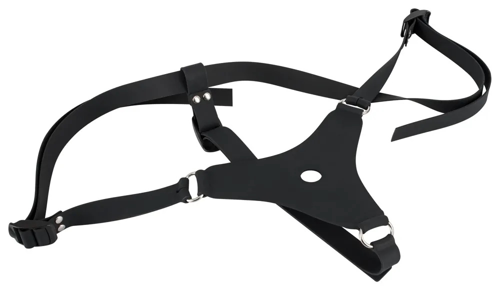 Orion, Германия Черный страпон с трусиками Silicone Strap-On 17 см — купить в Минске Изображение Orion, Германия Черный страпон с трусиками Silicone Strap-On 17 см