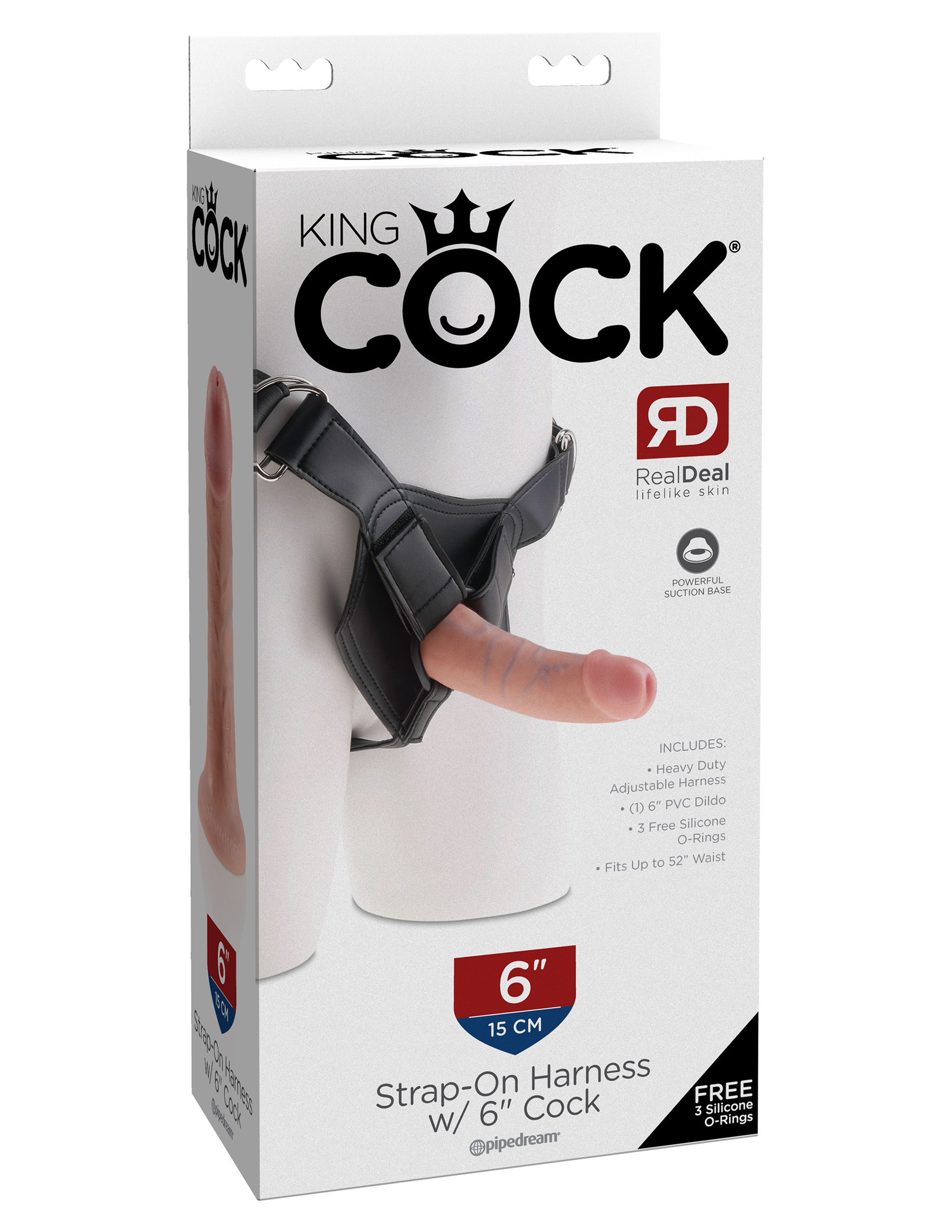 Изображение PipeDream, США Страпон на виниловых трусиках King Cock Strap on Harness with Cock 15 см