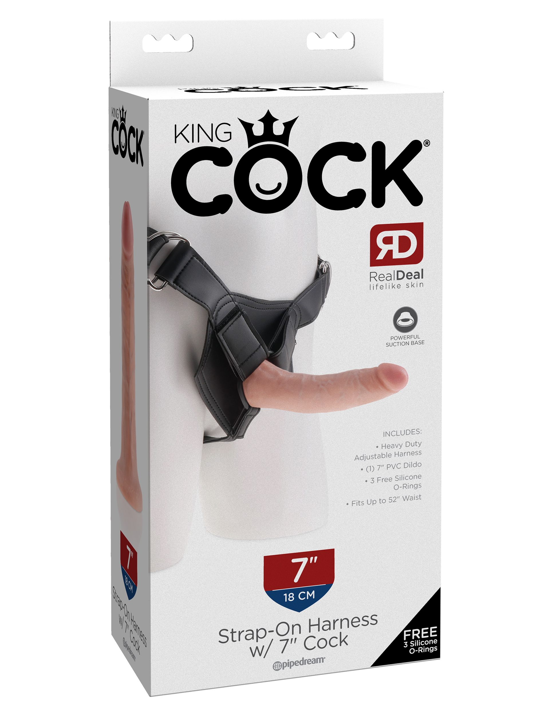 Фото PipeDream, США Страпон на виниловых трусиках King Cock Strap on Harness with Cock 18 см