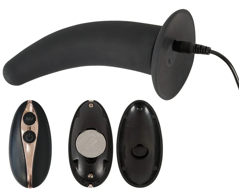 Изображение Orion, Германия Вибрострапон черного цвета с трусиками RC Vibrating Strap-On