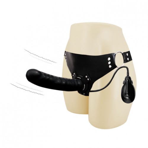 Изображение Baile, Китай Расширяющийся страпон с вибрацией Inflating Baron From German 15 см