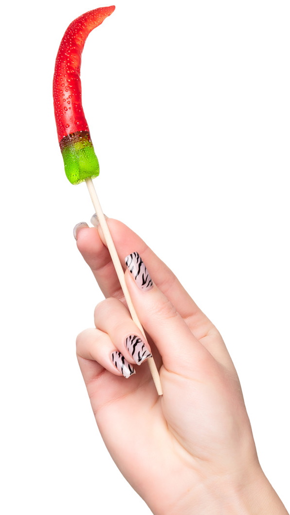 Изображение Штучки-дрючки, Россия Сувенирный леденец Острый Перчик 30 гр