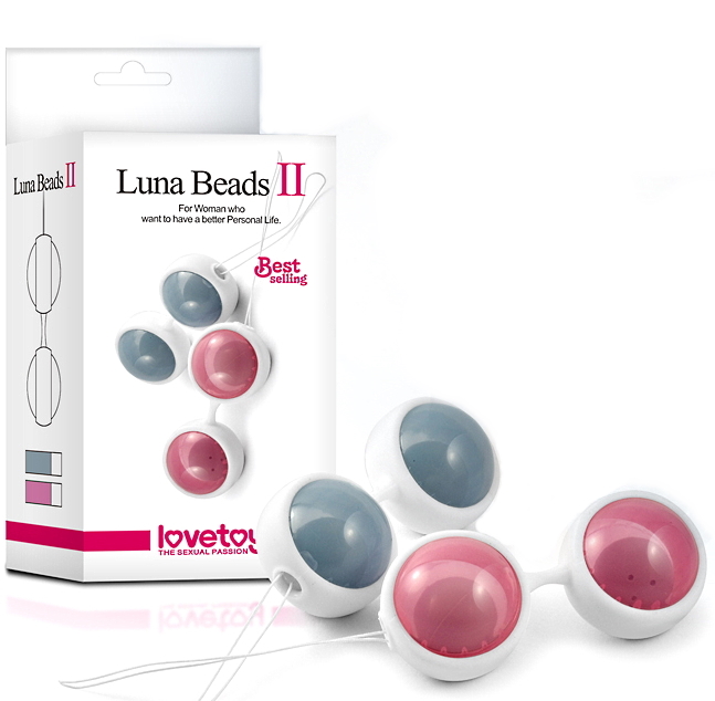 Изображение Lovetoy, Китай Шарики для тренировок Luna Beads голубые