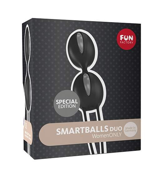 Fun Factory, Германия Шарики вагинальные Fun Factory SmartBalls Duo черно-серый — купить в Минске Изображение Fun Factory, Германия Шарики вагинальные Fun Factory SmartBalls Duo черно-серый