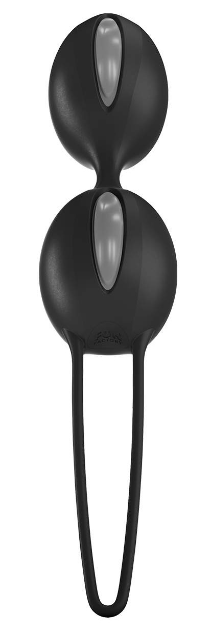 Fun Factory, Германия Шарики вагинальные Fun Factory SmartBalls Duo черно-серый — купить в Минске Изображение Fun Factory, Германия Шарики вагинальные Fun Factory SmartBalls Duo черно-серый