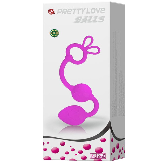 Фото Pretty Love, Китай Анально-вагинальные бусы с двумя звеньями Pretty Love Balls