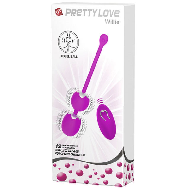 Изображение Pretty Love, Китай Вагинальные шарики с вибрацией Pretty Love Willie на дистанционном управлении