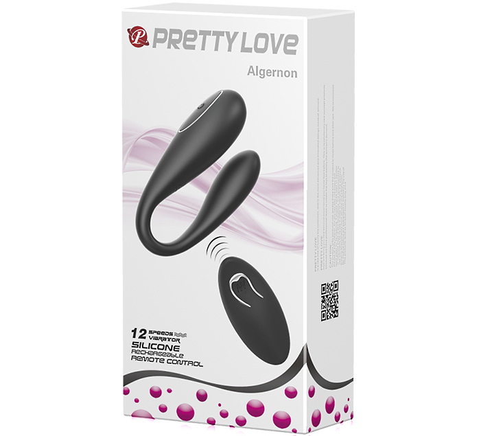 Pretty Love, Китай Вибратор для пар Pretty Love Algernon с дистанционным управлением черный — купить в Минске Изображение Pretty Love, Китай Вибратор для пар Pretty Love Algernon с дистанционным управлением черный