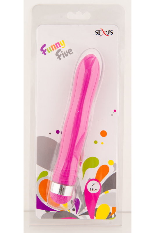 Изображение Sexus Glass Классический фиолетовый вибратор Sexus Funny Five