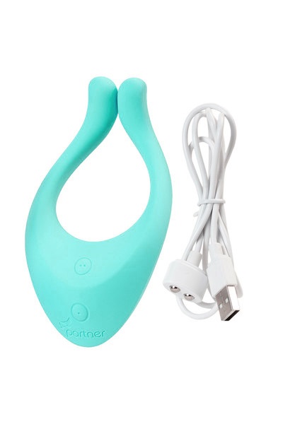 Фото Satisfyer, Германия Многофункциональный вибратор для пар Satisfyer Endless Love бирюзовый