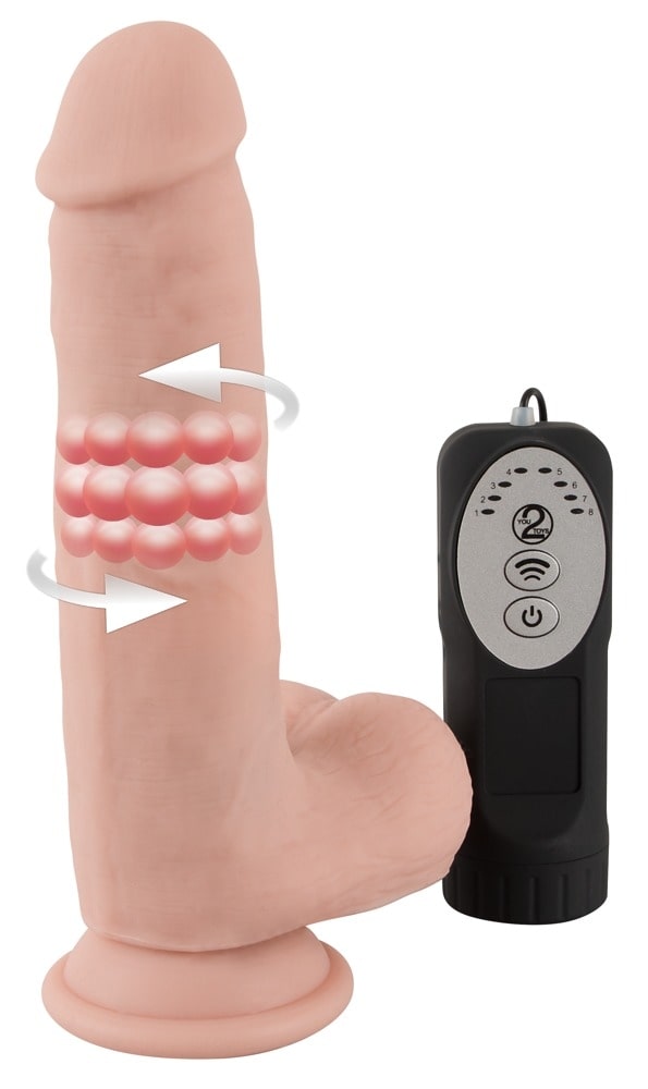 Изображение Orion, Германия Реалистичный фаллос с ротацией Medical Silicone 20 см