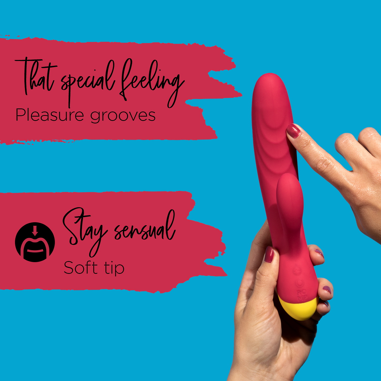Изображение ROMP, Германия Вибратор с клиторальным стимулятором Romp Jazz Rabbit Vibrator