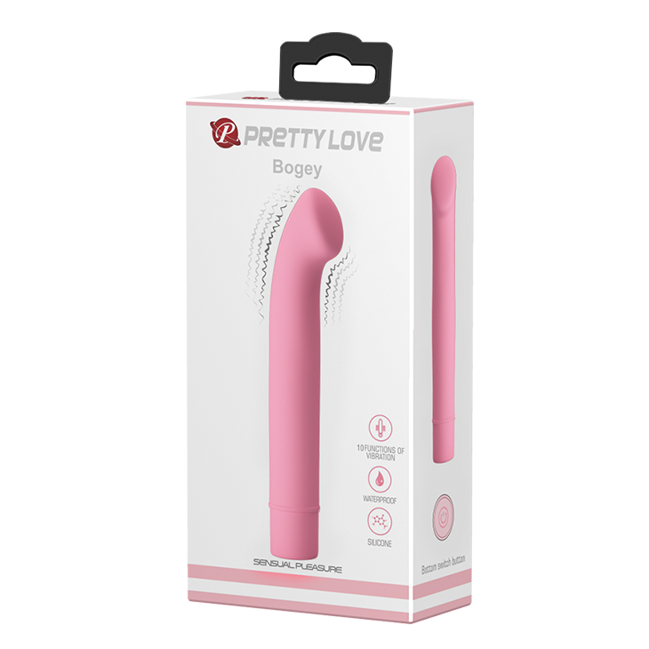 Фото Pretty Love, Китай Вибростимулятор для точки G Pretty Love Bogey нежно-розовый