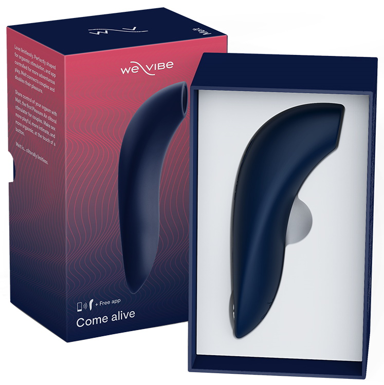 Фото We-Vibe, Канада Вакуумно-волновой смарт-стимулятор клитора We-Vibe Melt синий