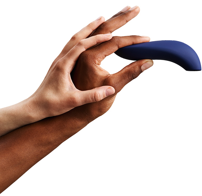 Фото We-Vibe, Канада Вакуумно-волновой смарт-стимулятор клитора We-Vibe Melt синий