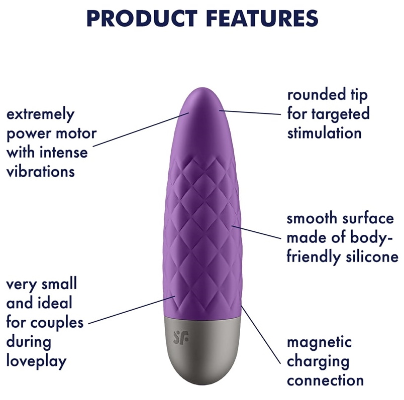 Изображение Satisfyer, Германия Мини вибратор Satisfyer Ultra Power Bullet 5 фиолетовый