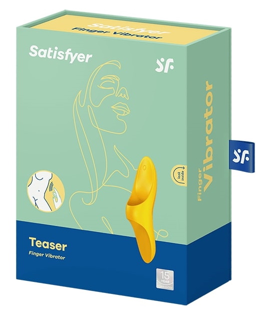 Изображение Satisfyer, Германия Клиторальный вибромассажер на палец Satisfyer Teaser желтый