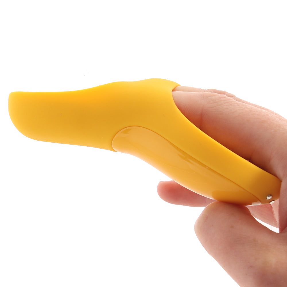 Изображение Satisfyer, Германия Клиторальный вибромассажер на палец Satisfyer Teaser желтый