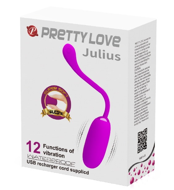 Pretty Love, Китай Перезаряжаемое виброяйцо Pretty Love Julius фиолетовое — купить в Минске Изображение Pretty Love, Китай Перезаряжаемое виброяйцо Pretty Love Julius фиолетовое
