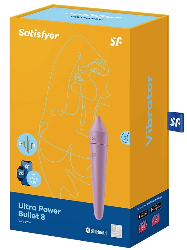 Фото Satisfyer, Германия Универсальный смарт-стимулятор Satisfyer Ultra Power Bullet 8 лиловый