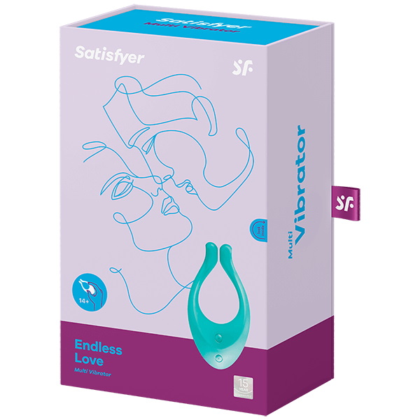Фото Satisfyer, Германия Многофункциональный вибратор для пар Satisfyer Endless Love бирюзовый