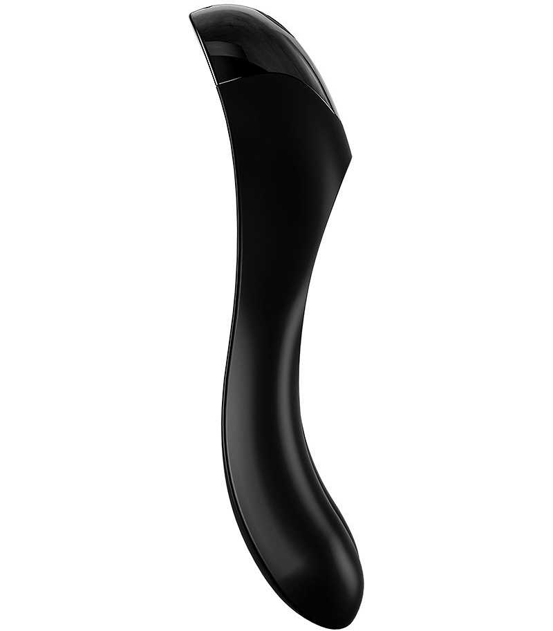 Фото Satisfyer, Германия Универсальный перезаряжаемый вибростимулятор Satisfyer Candy Cane черный
