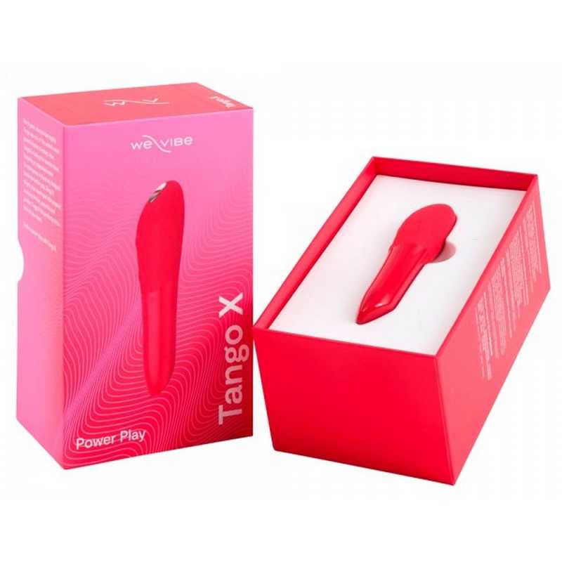 Изображение We-Vibe, Канада Перезаряжаемый мини-вибратор We-Vibe Tango X вишнёвый