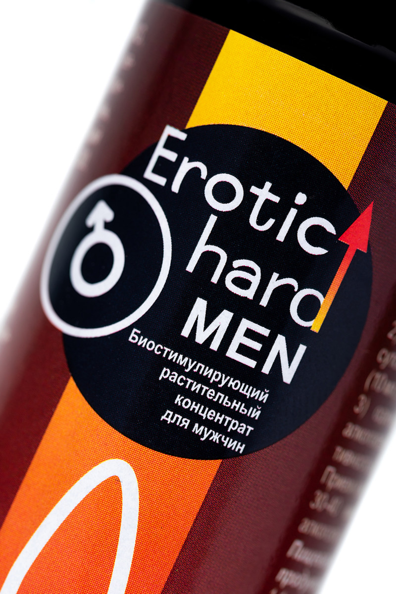 Фото Erotic Hard Биостимулирующий концентрат для мужчин Пуля Erotic Hard Man со вкусом виски-кола 100 мл