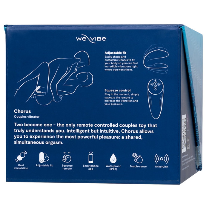 Фото We-Vibe, Канада Смарт-вибратор для двоих We-Vibe Chorus синий