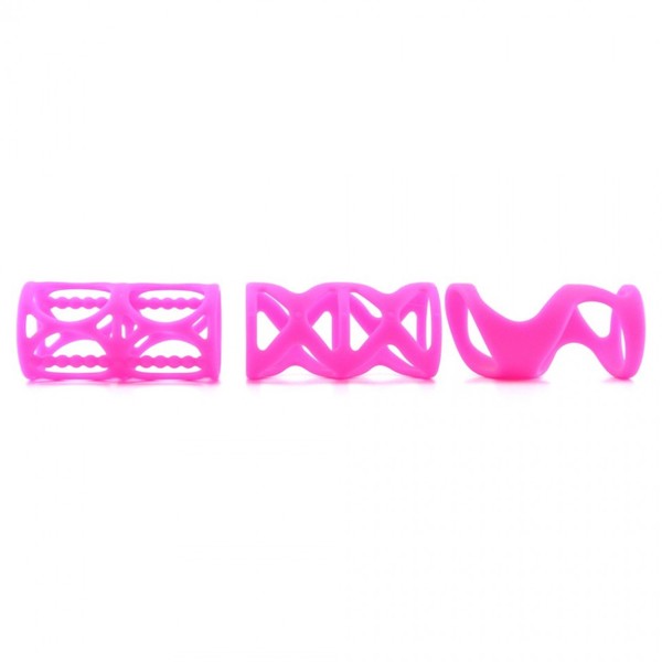 Изображение California Exotic Novelties, США Насадки на пенис из силикона розовые Lover s Cage Posh