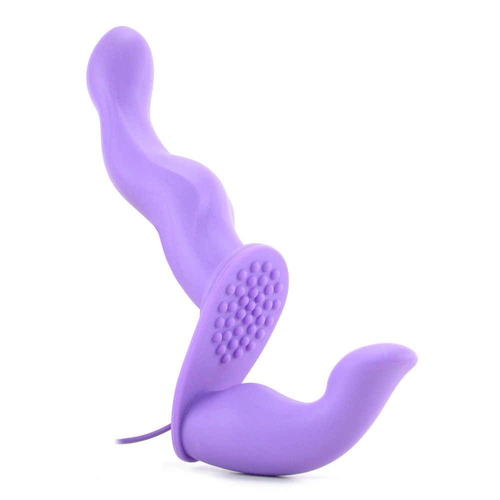 Фото  Безремневой страпон c вибро FF Elite 7 quot; Penetrix Dildo